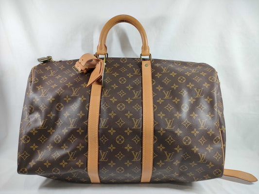 LOUIS VUITTON Monogram M41416 Keepall Bandouliere 50 Shoulder Bag