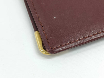Cartier Bordeaux Card Case, Card Case, Pass Case, Business Card Case