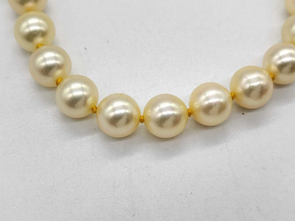 Pearl Necklace, Diameter: Approx. 7.0mm-7.4mm, 18K Gold, 32.8g 