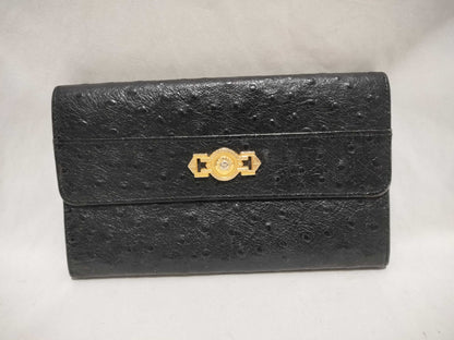 VERSACE Sunburst/Ostrich Embossed/Wallet