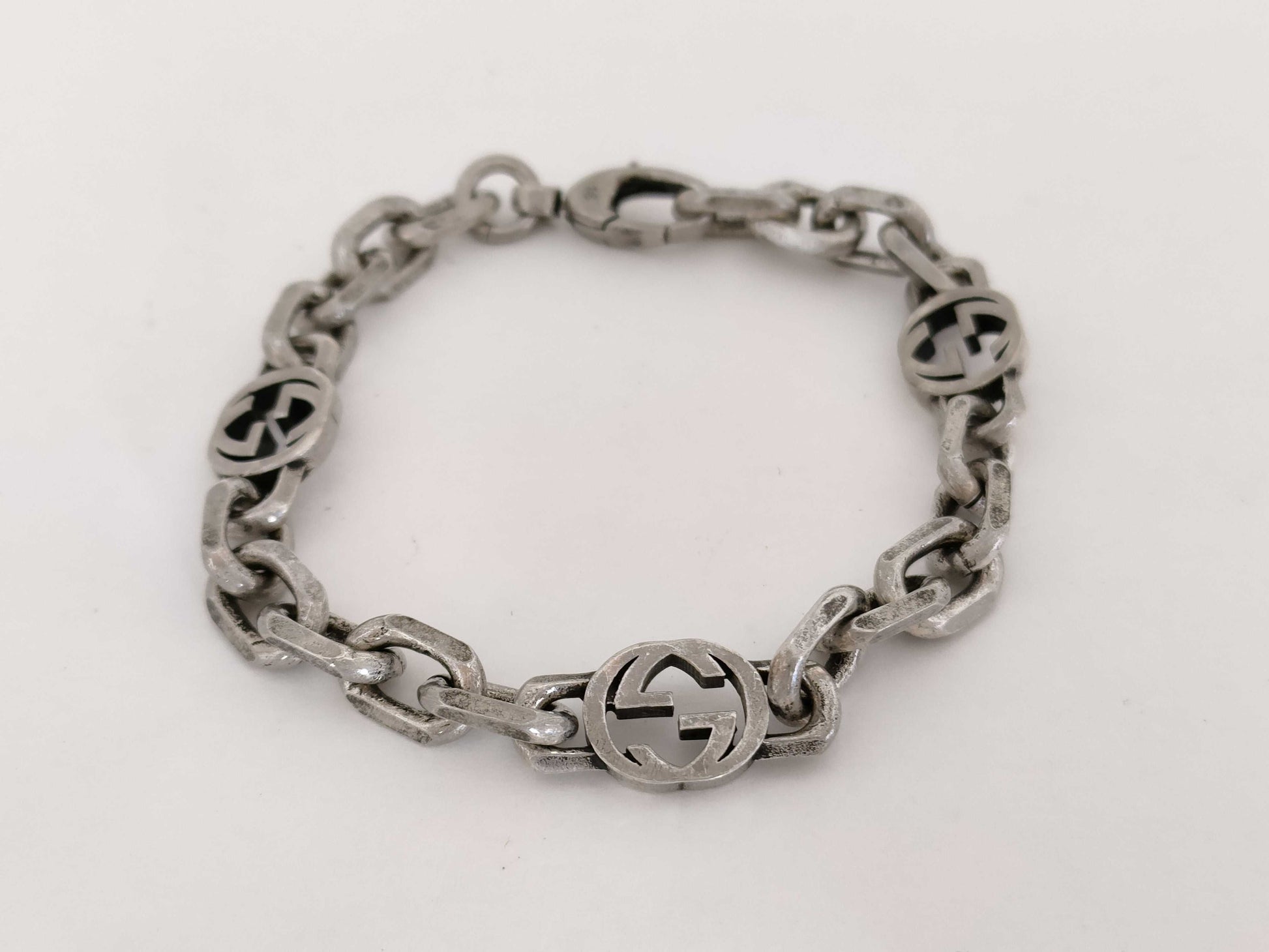 GUCCI 925 Interlocking Bracelet Bracelet Bangle