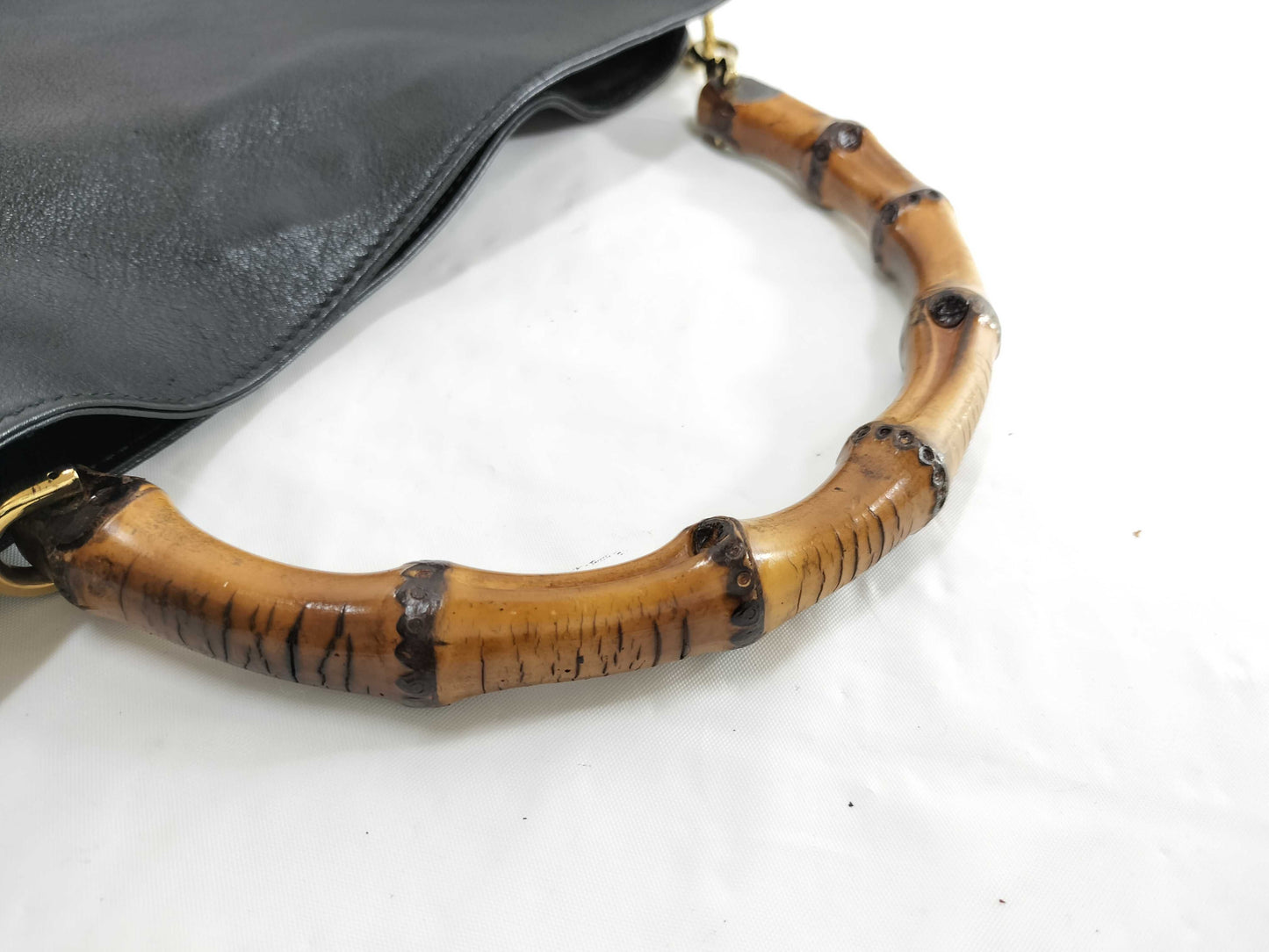 GUCCI Bamboo 0001 1998 1638 Handbag