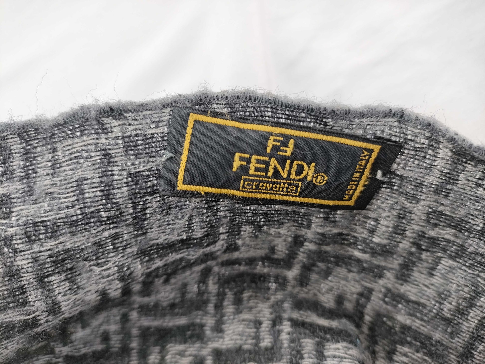 FENDI Zucca pattern scarf