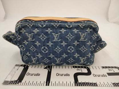 LOUIS VUITTON Denim Bum Bag Waist Bag