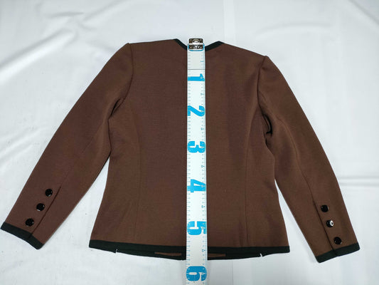 Yves Saint Laurent No-collar/Cardigan/Two-tone Cardigan