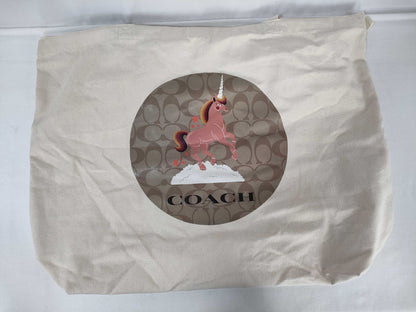 COACH Canvas Unicorn Tote Bag