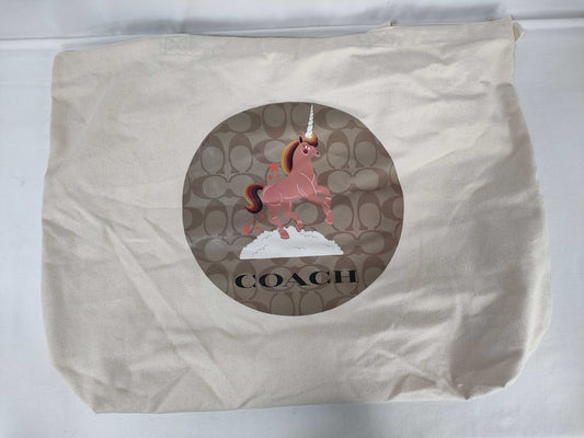 COACH Canvas Unicorn Tote Bag