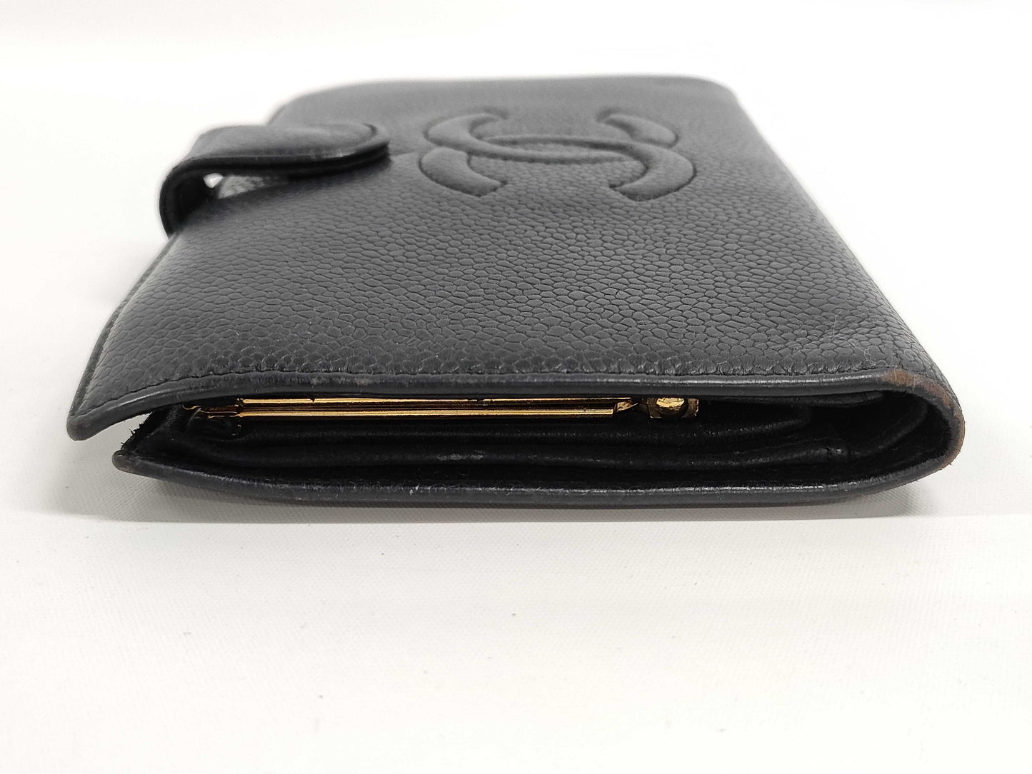 CHANEL Caviar Skin Long Wallet