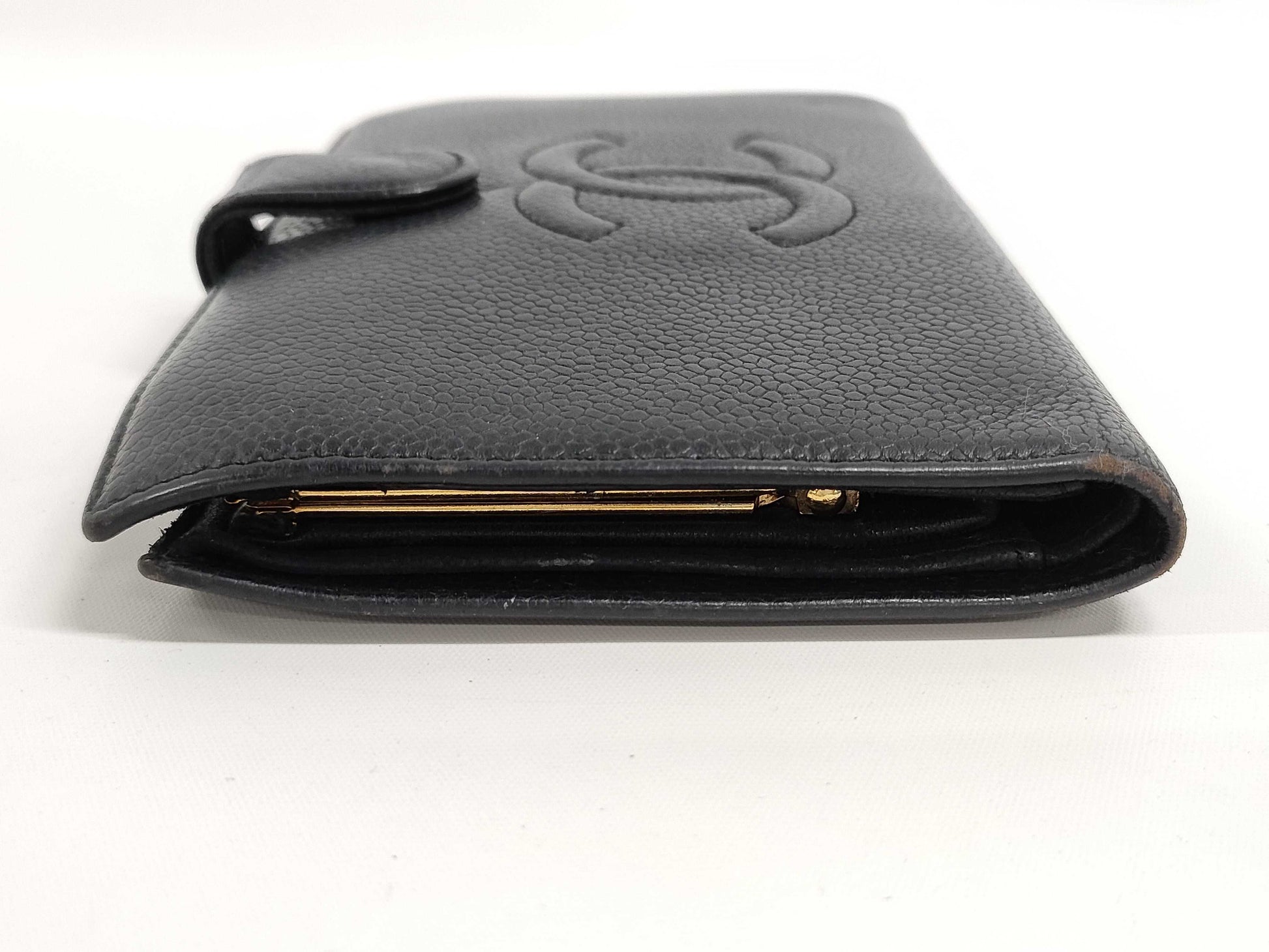 CHANEL Caviar Skin Long Wallet