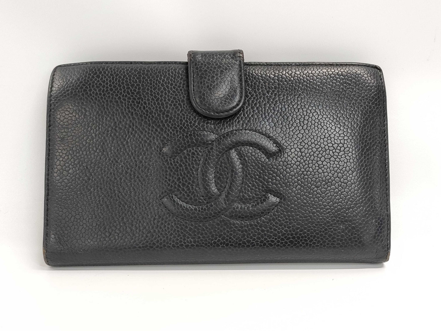 CHANEL Caviar Skin Long Wallet
