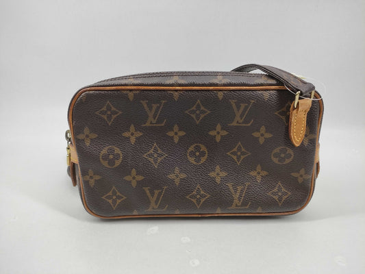 LOUIS VUITTON Monogram M51828 Pochette Marly Bandouliere Shoulder Bag