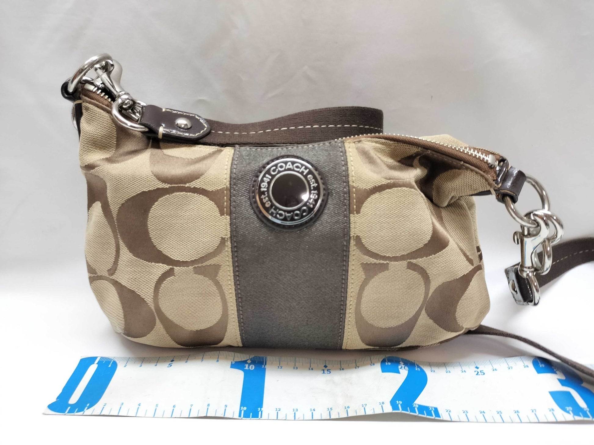 COACH Signature Leather/2-Way Shoulder Bag 3-Piece Set