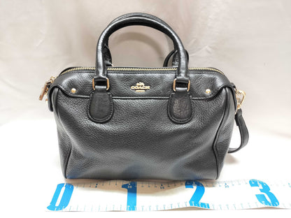 COACH Signature Leather/2-Way Shoulder Bag 3-Piece Set