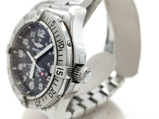 BREITLING A17360 993049 Automatic Black Dial Men's Watch