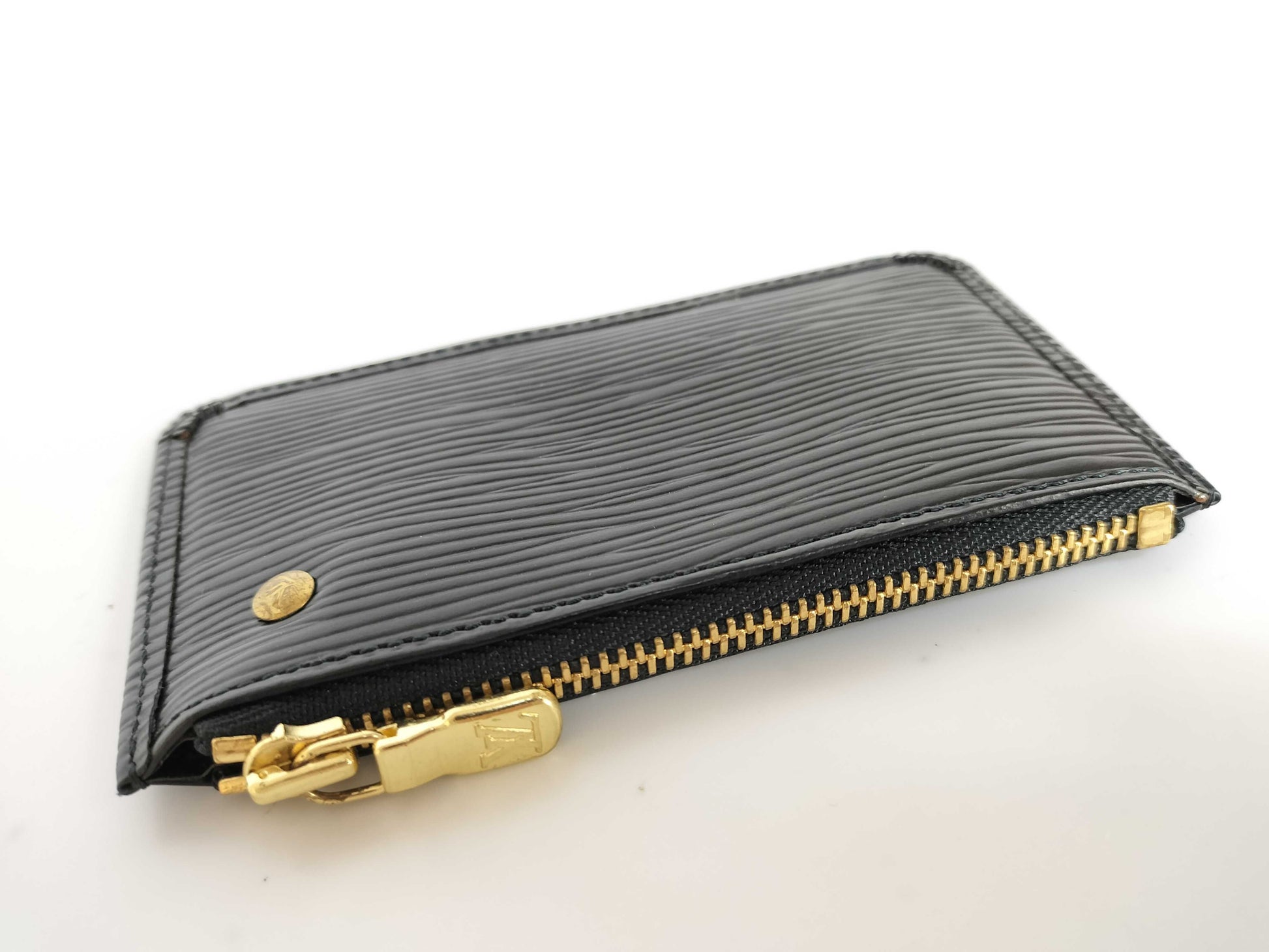 LOUIS VUITTON Epi Pochette Cle Noir Wallet