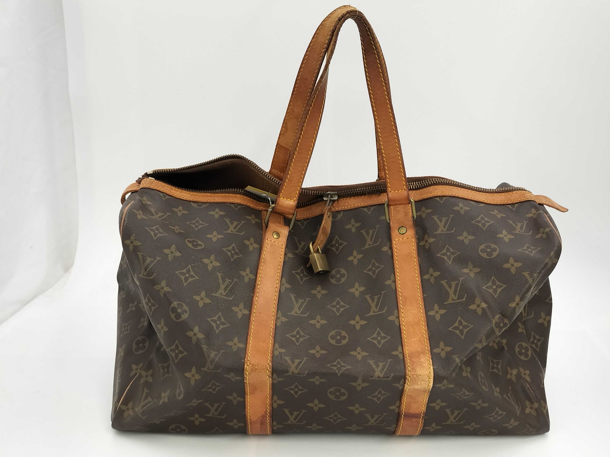 LOUIS VUITTON Monogram Saxophone 45 Boston Bag M41624 Boston Bag