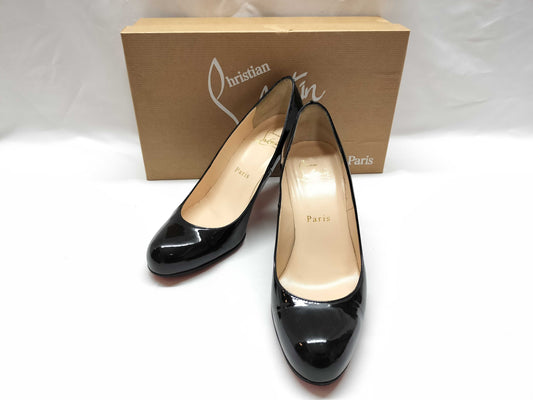 Christian Louboutin heeled patent leather pumps