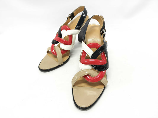 HERMES Chaine Heel Sandals