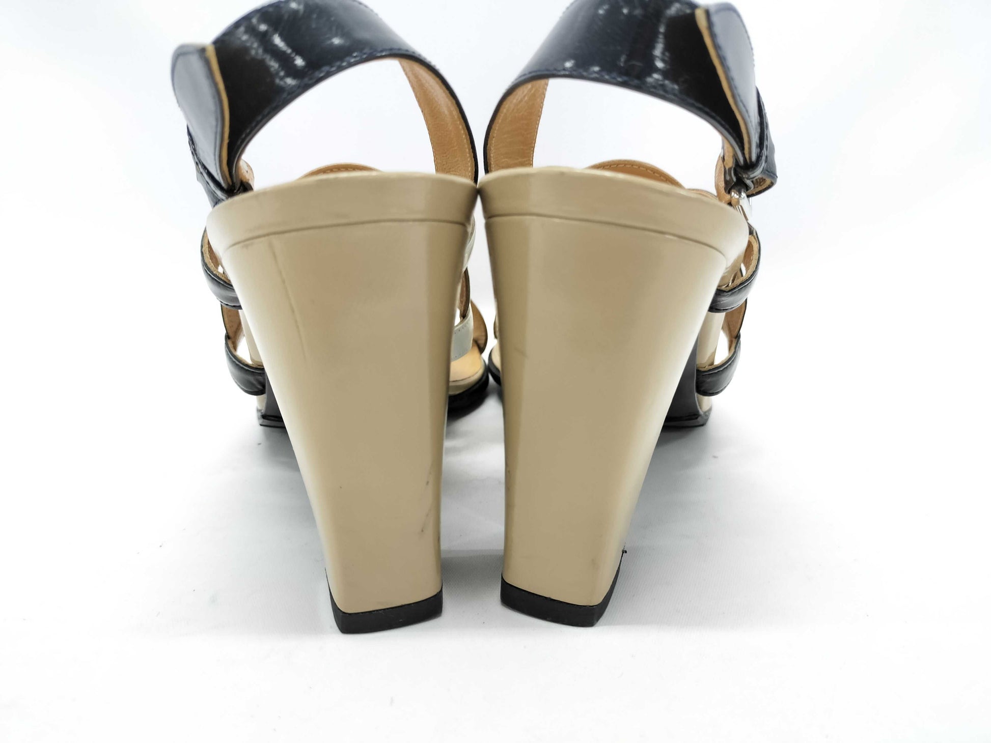 HERMES Chaine Heel Sandals
