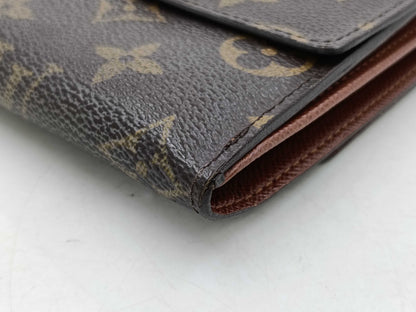 LOUIS VUITTON Monogram Porte Monnaie Carte Credit Wallet