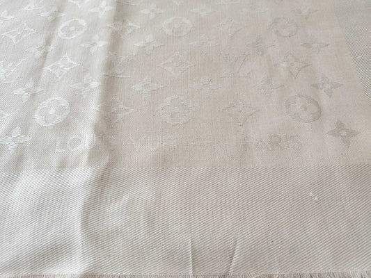 LOUIS VUITTON Monogram Large Stole Scarf