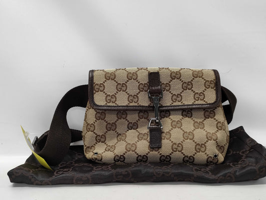 GUCCI 92543 Waist Pouch Shoulder Bag with Stain