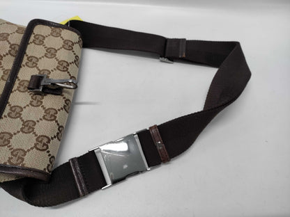 GUCCI 92543 Waist Pouch Shoulder Bag with Stain
