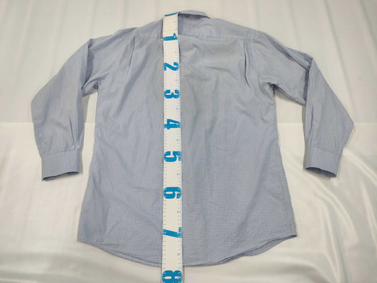 HERMES Check Shirt Serie Button Shirt