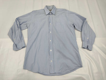 HERMES Check Shirt Serie Button Shirt