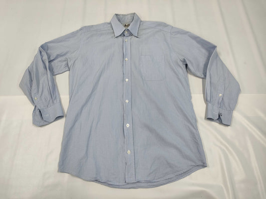 HERMES Check Shirt Serie Button Shirt