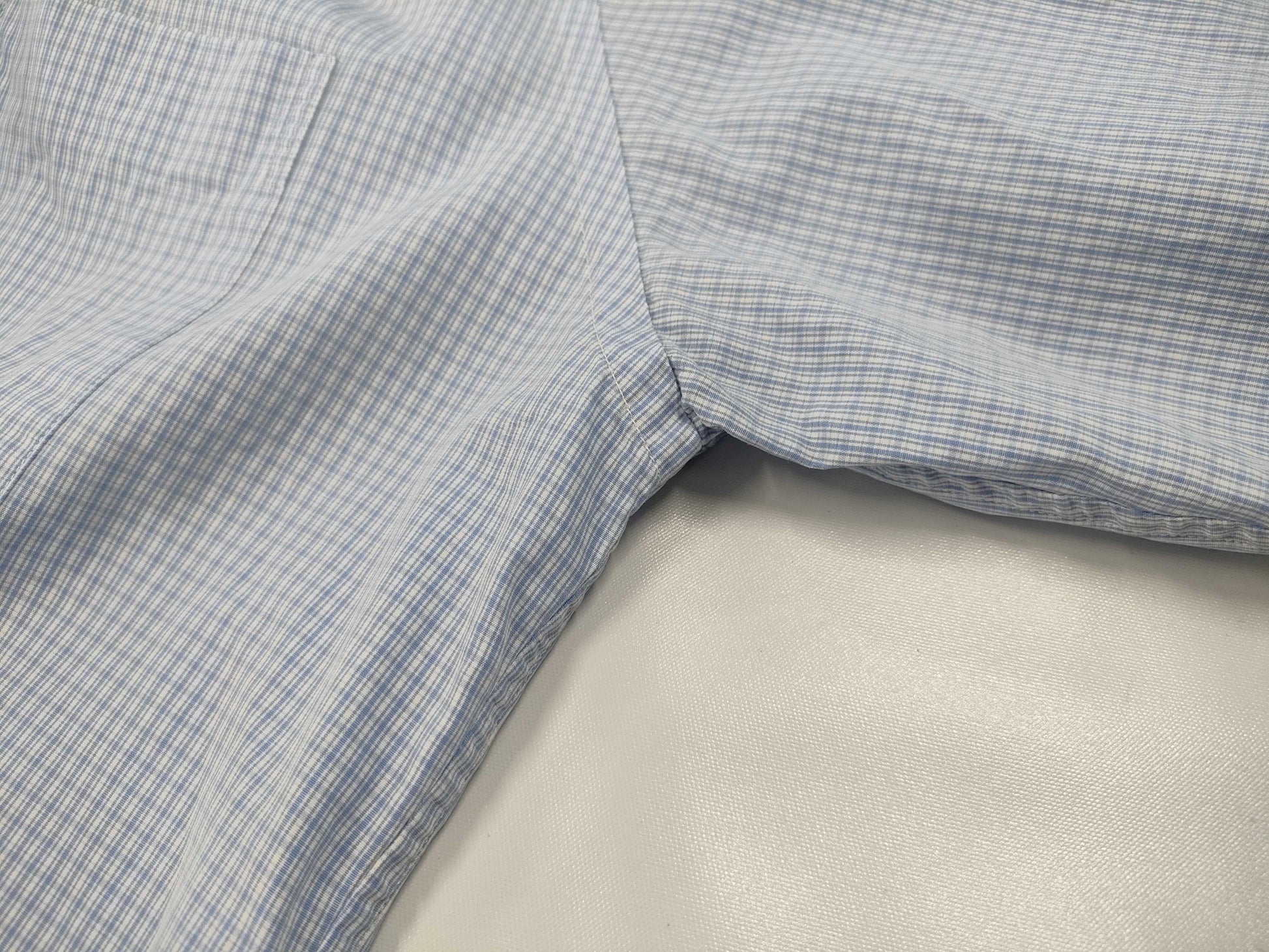 HERMES Check Shirt Serie Button Shirt