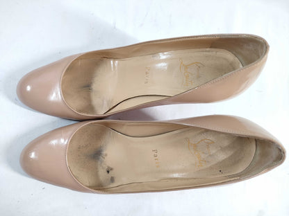 Christian Louboutin patent heel pumps