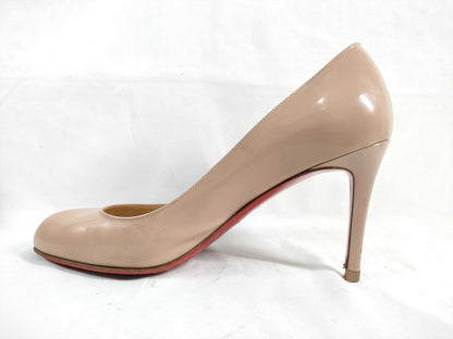Christian Louboutin patent heel pumps