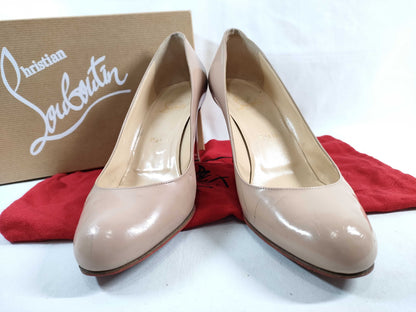 Christian Louboutin patent heel pumps