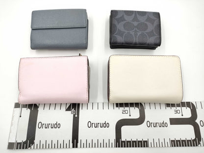 COACH Coach/Furla Unused Compact Wallet 4 Piece Wallet