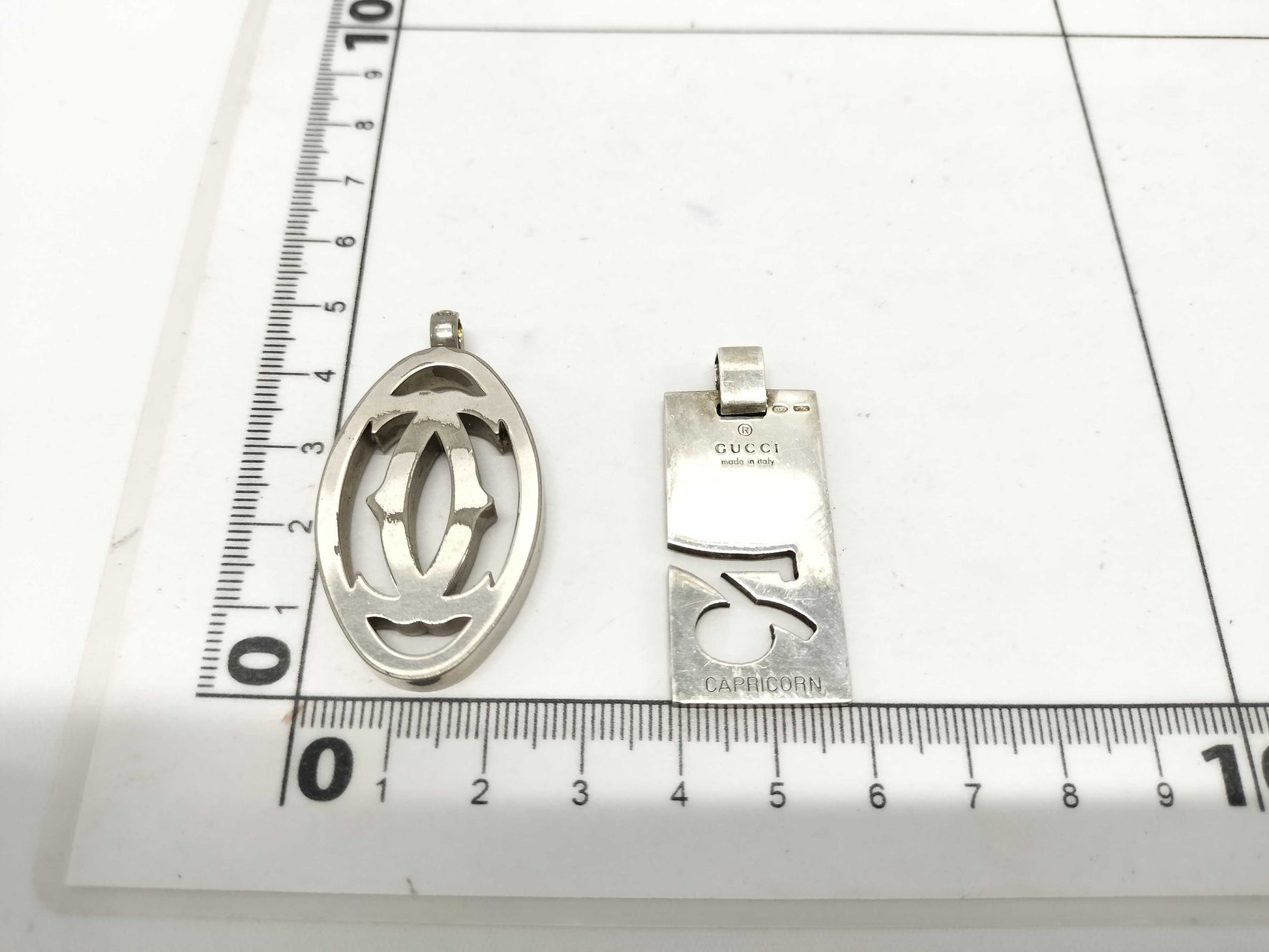 GUCCI Cartier 2C Top/Gucci 925 Plate Top Pendant Top