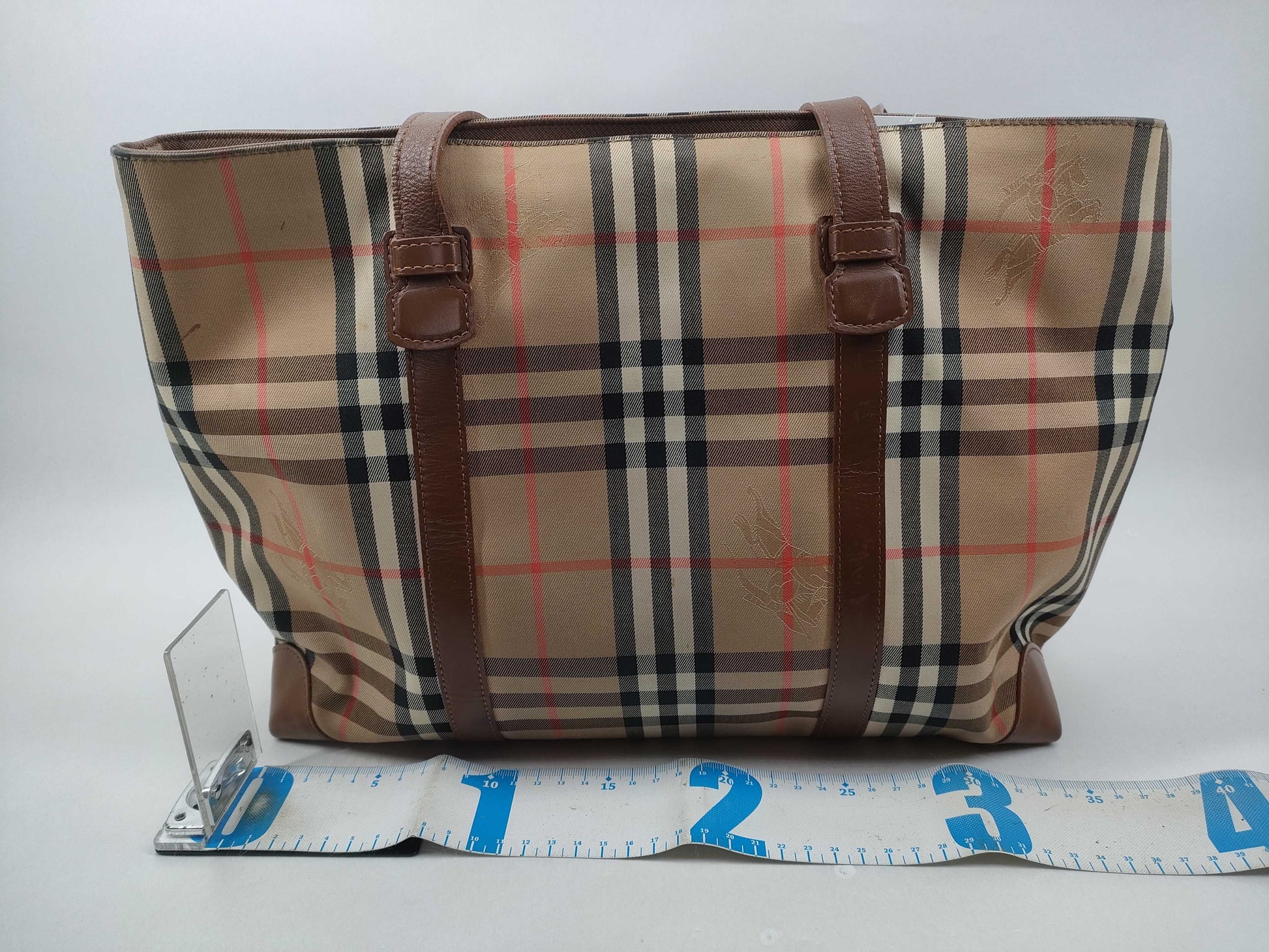Burberrys Check Tote Bag