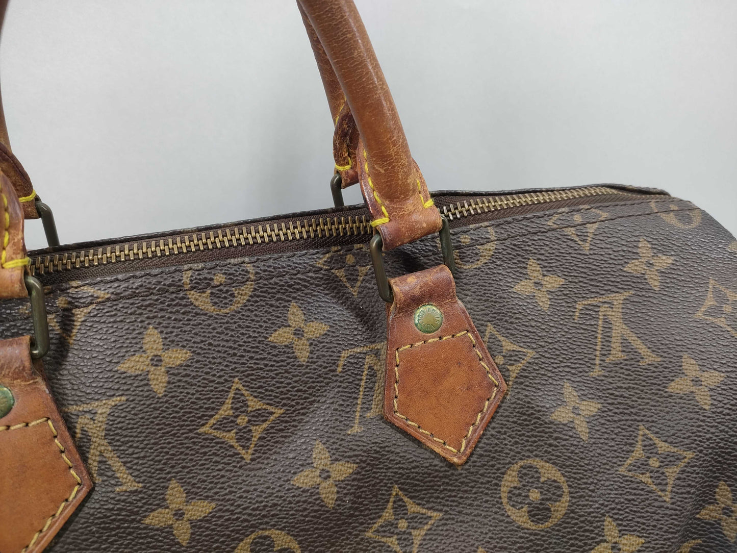 LOUIS VUITTON Monogram M41107 Speedy 35 Boston Bag