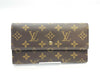 LOUIS VUITTON Monogram M61217 Portefeuille International Wallet