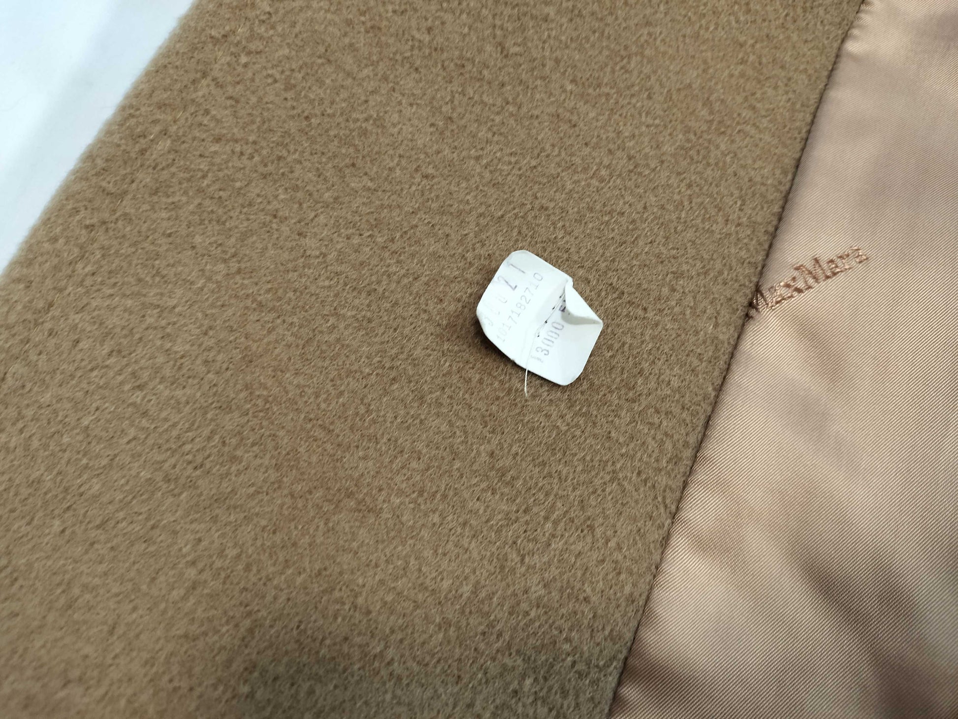 Max Mara Long Wool Coat, Size 38