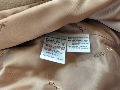 Max Mara Long Wool Coat, Size 38