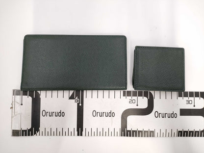 LOUIS VUITTON Taiga Wallet/Coin Case Set of 2 Other Accessories