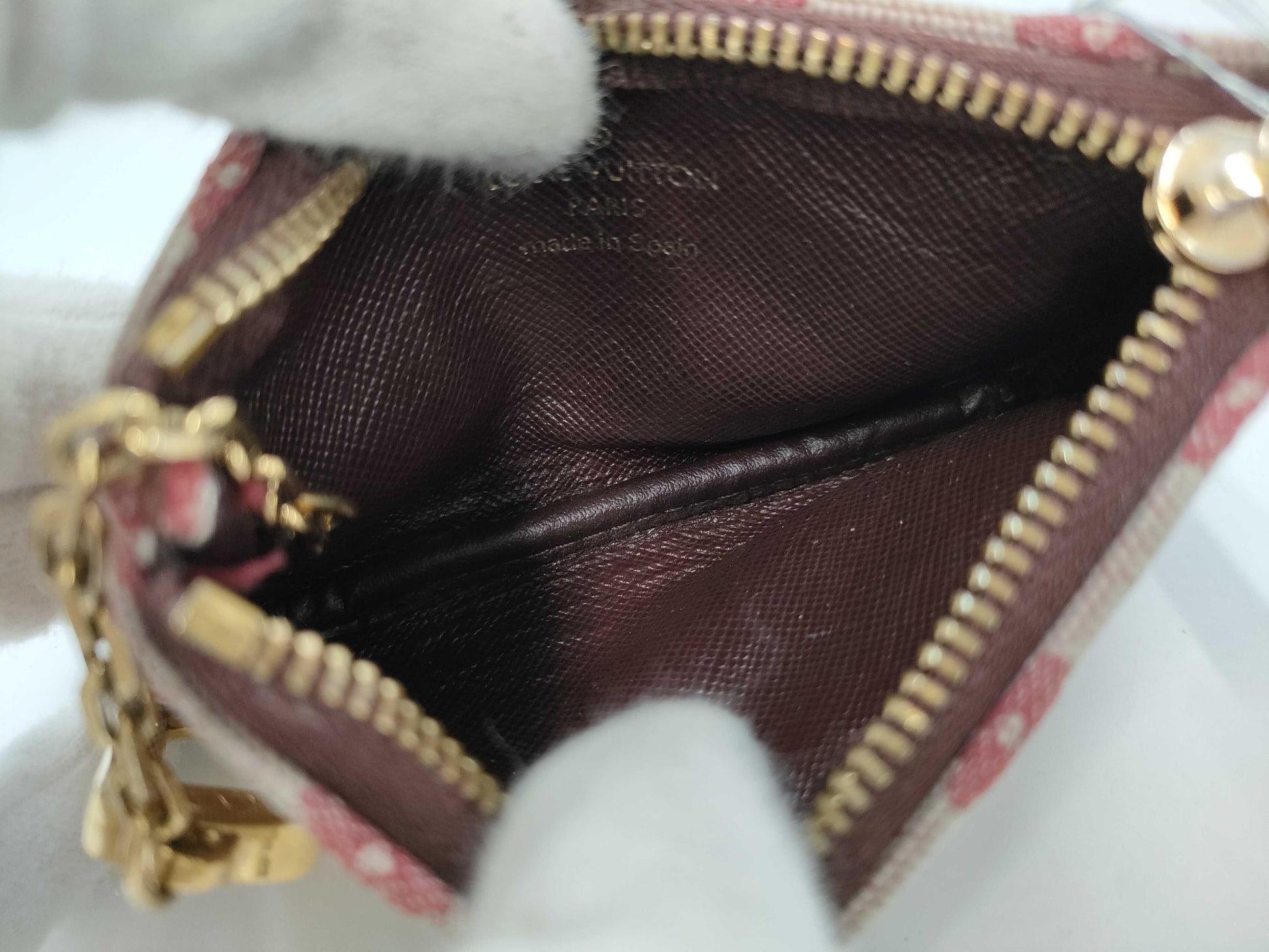 LOUIS VUITTON Monogram Mini Lan Cle M92238 Coin Case