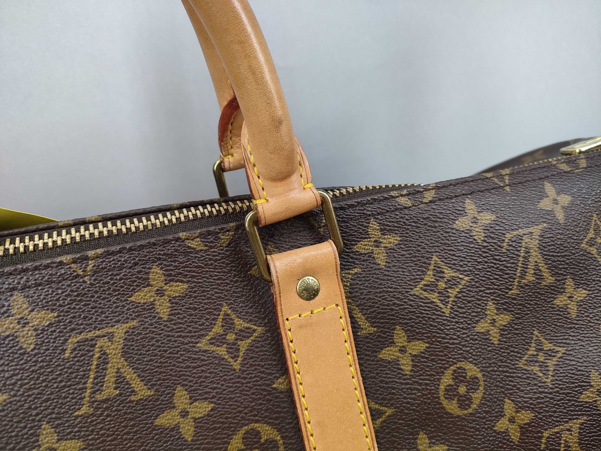 LOUIS VUITTON Monogram M41424 Keypol 55 Boston Bag