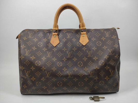 LOUIS VUITTON Monogram M41106 Speedy 40 Boston Bag