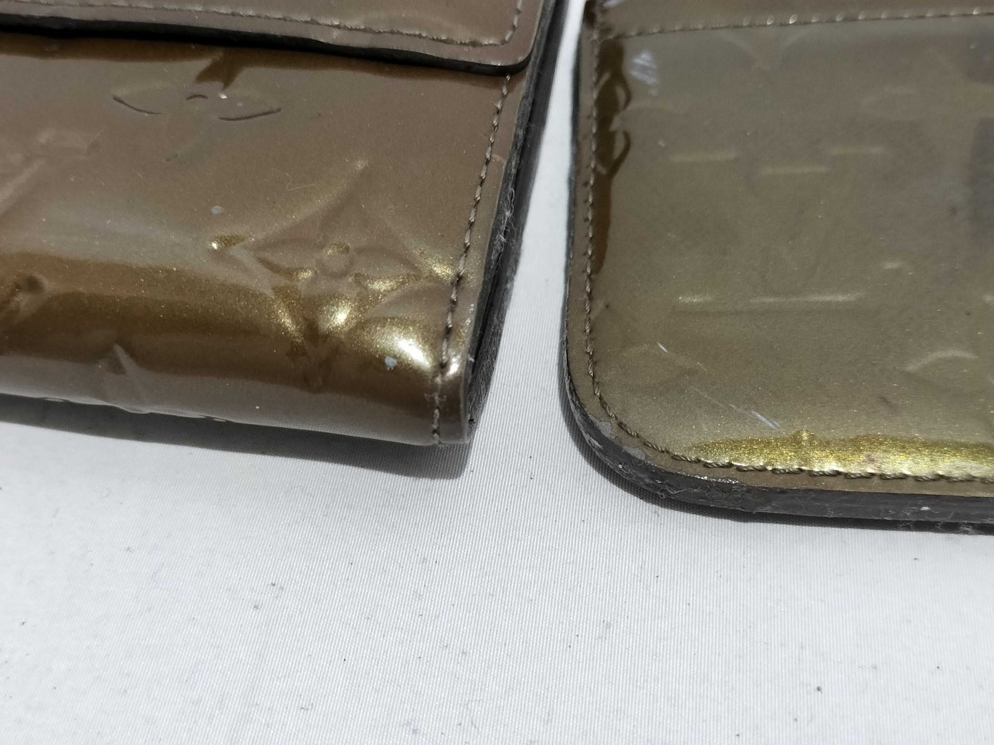 LOUIS VUITTON Vernis Vernis Portefeuille Sarah/2-Piece Wallet Set