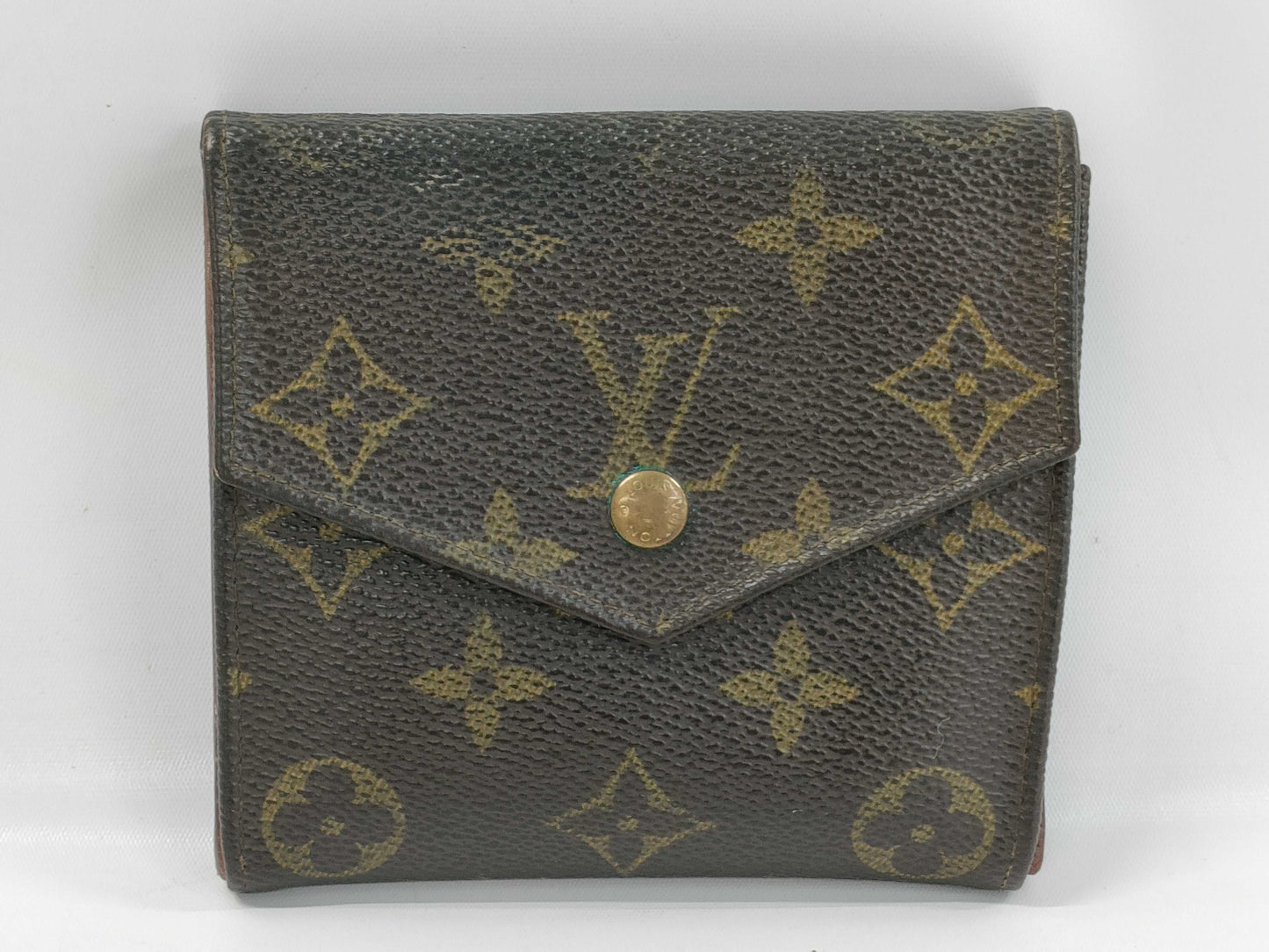 LOUIS VUITTON Monogram w-Hook Wallet Wallet