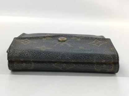 LOUIS VUITTON Monogram w-Hook Wallet Wallet