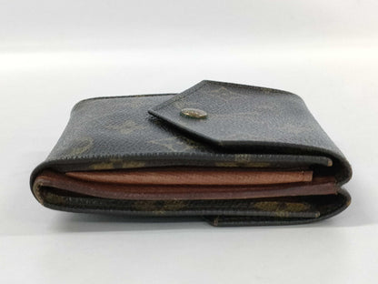 LOUIS VUITTON Monogram w-Hook Wallet Wallet