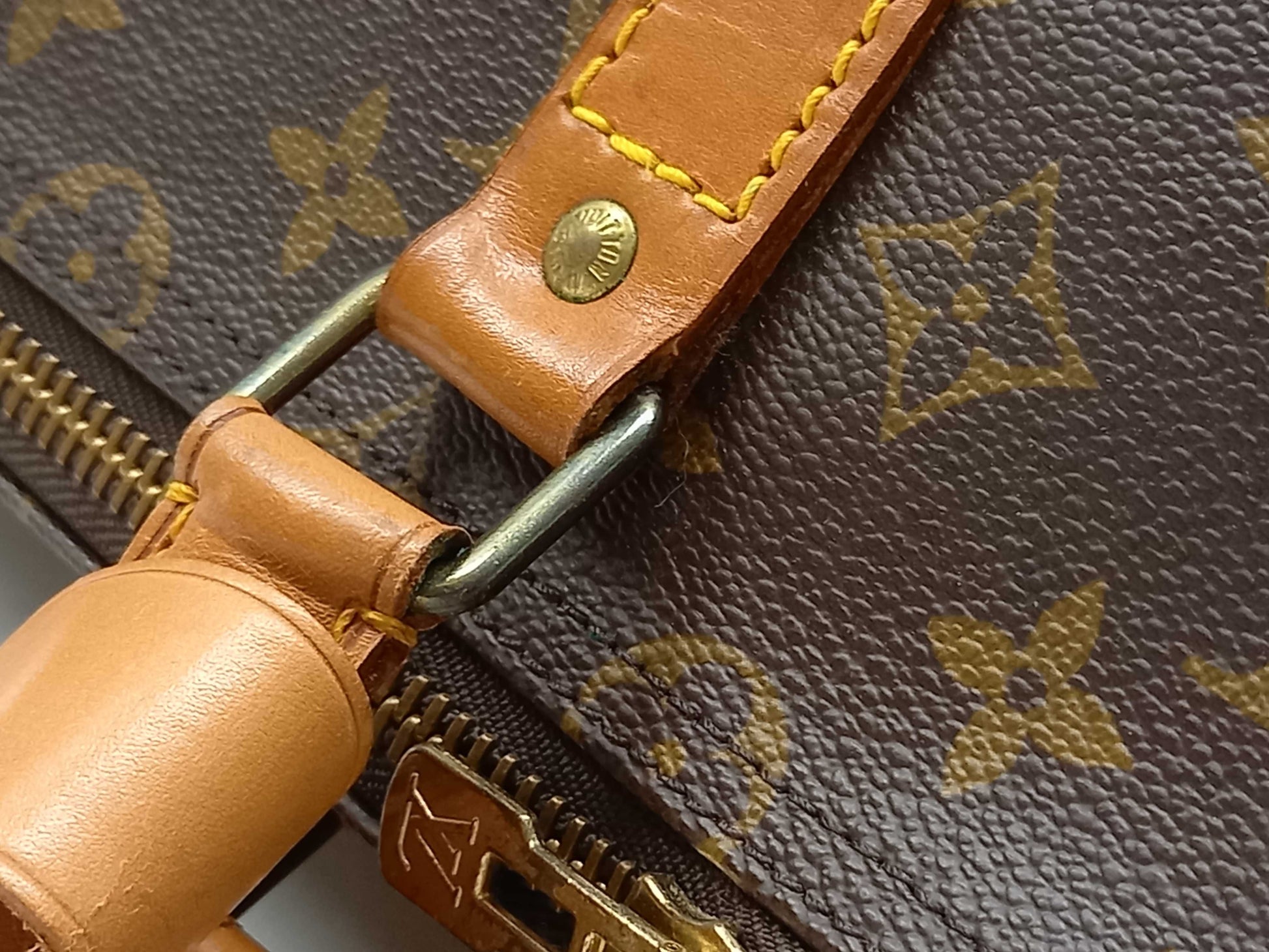 LOUIS VUITTON Monogram Keepall 55 Boston Bag